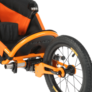 xRover Roue Avant de Terrain Fil 14” avec Fourche – Set de Jogging, conçu pour améliorer la performance de votre poussette xRover en terrain difficile. Idéal pour le jogging et les sorties en plein air