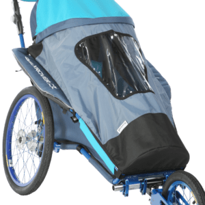 xRover Windstopper, accessoire détachable offrant une protection contre le vent, la pluie légère et le froid. Idéal pour les sorties par temps défavorable