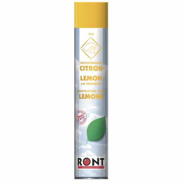 DÉSODORISANT CITRON - AEROSOL 1000ML - LOT DE 6