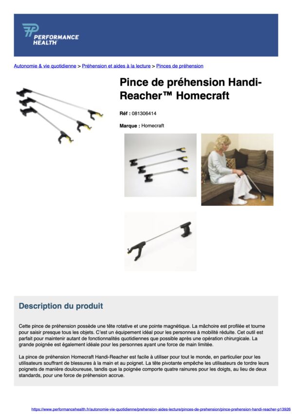 Pince de préhension HANDI REACHER 61 cm – Image 3