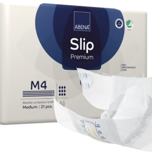 Découvrez l'ABENA change complet Slip M4, Premium, adapté aux tailles 70-110cm et avec une capacité d'absorption de 3600ml. Référence 1000021287. Offrez une protection supérieure et un confort optimal. Commandez dès maintenant !"MEDICSANTE