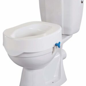 Réhausse-WC en polypropylène JOLETI, hauteur 15 cm, sans couvercle, référence 1804113000 - Surélévateur de toilette ergonomique en polypropylène. Facile à installer grâce à ses 2 pattes à serrer avec une molette. Profil supérieur incurvé qui épouse la forme du corps. Dégagements à l’avant et à l’arrière qui facilitent l’hygiène intime. Résiste au nettoyage machine et à l’autoclave