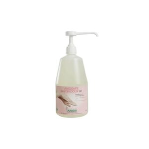 Aniosafe-savon-doux-hf-flacon-1000ml vendu part Medicsante 66 vend dans toute la France pour clinique hôpitaux professionnel de la sante.